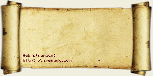 Hristina Udovičić vizit kartica